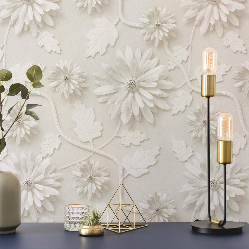 Floral Tile, 48" L x 24" W
