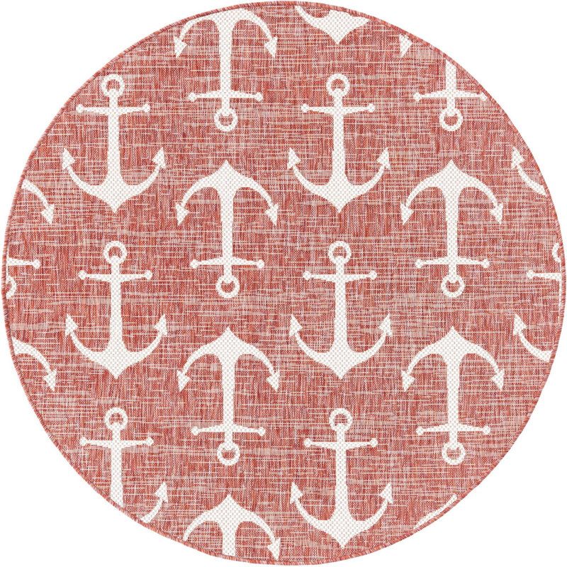 Indoor / Outdoor Rug, Round 5'3"