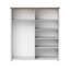Nielsine 4 Door Manufactured Wood Wardrobe-1631374173