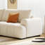 Causeuse-coussin modulaire en polyester beige