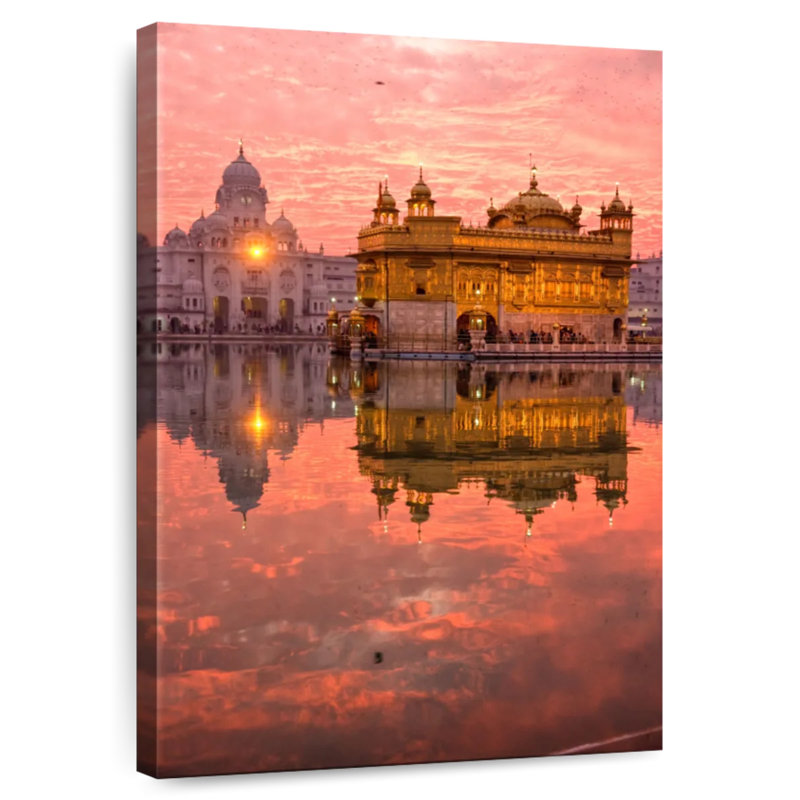 Aime Harmandir Sahib Reflection, 48" H x 32" W