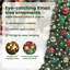Artificial Pre-lit Christmas Tree with Ball Set-1964117815-1964117792