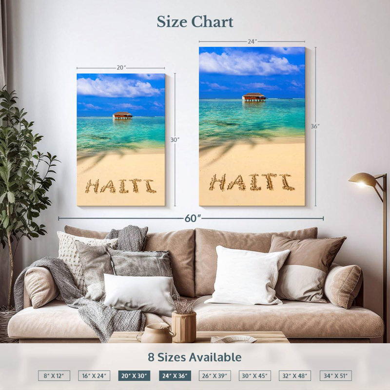 Aime Haiti Paradise, 36" H x 24" W