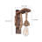 Castleridge Solid Wood Armed Sconce