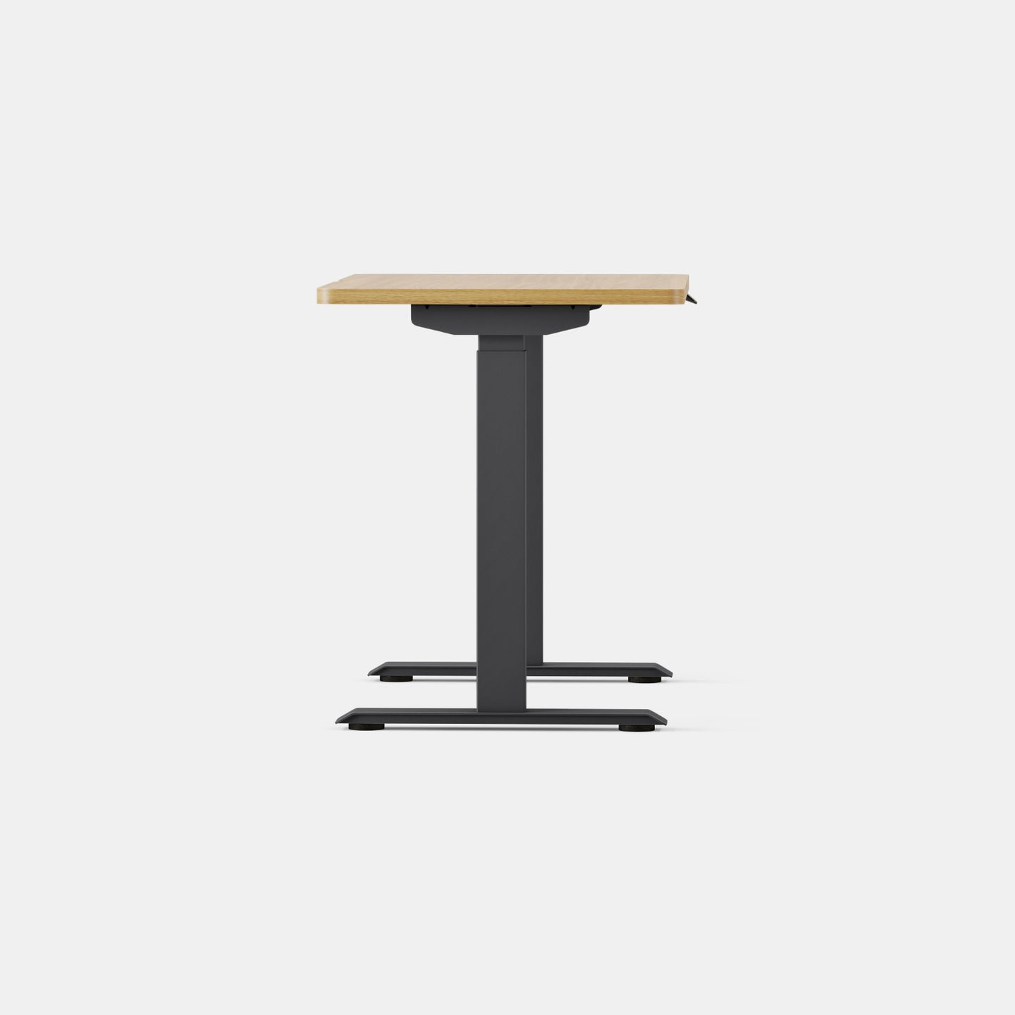 Duo Standing Desk, 47.3" H x 36" W x 24" D, Charcoal, Woodgrain