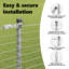 Field Fence Galvanised Steel-227877604