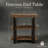 Pomona 3-Tier End Table with Metal Legs & Storage Shelves, Natural-1531679359