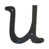 U