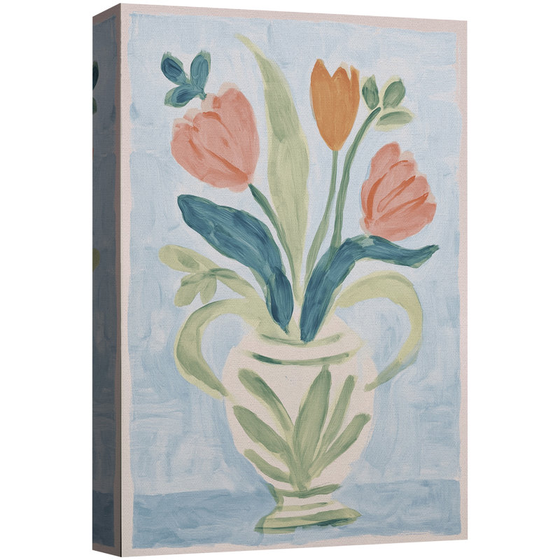 «Tulip Bouquet Art», images de chambre à coucher, impression sur toile encadrée, H 18 po x l 12 po x P 1,5 po, Toile tendue
