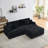 79.3''Modern Corduroy L-Shaped Sectional Sofa with Ottoman-1469896735-1508237304