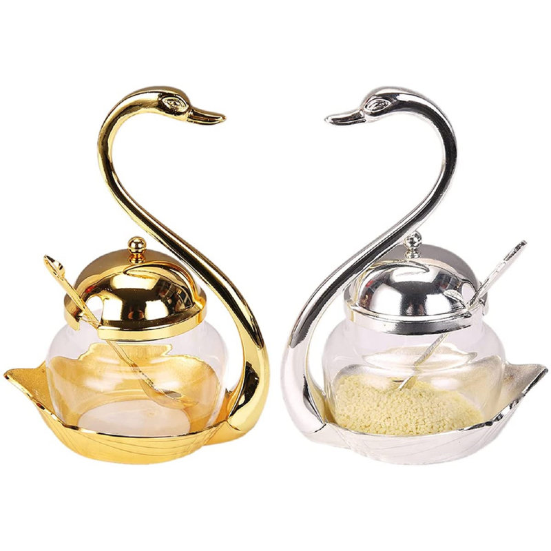 Ensemble salière et poivrière G-WELL, Doré / argent