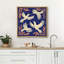 «Blue Peace Dove Pigeon Bird», impression sur toile encadrée-108345657-108345659