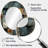 Grey Cubic Striped Wall Pattern - Gray Mid-Century Oval Wall Mirror-2087163655