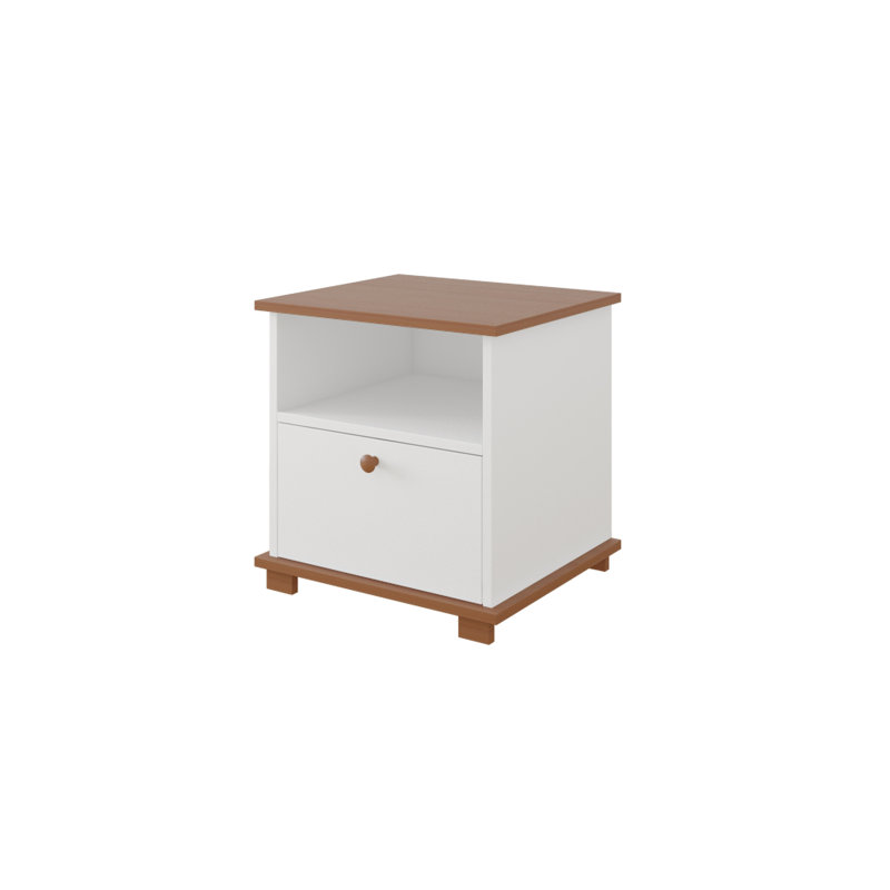 Cullum 1 Drawer Nightstand, Brown