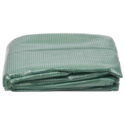 Vidaxl Greenhouse Replacement Cover (6.5025 M²) 255X255x194 Cm Green