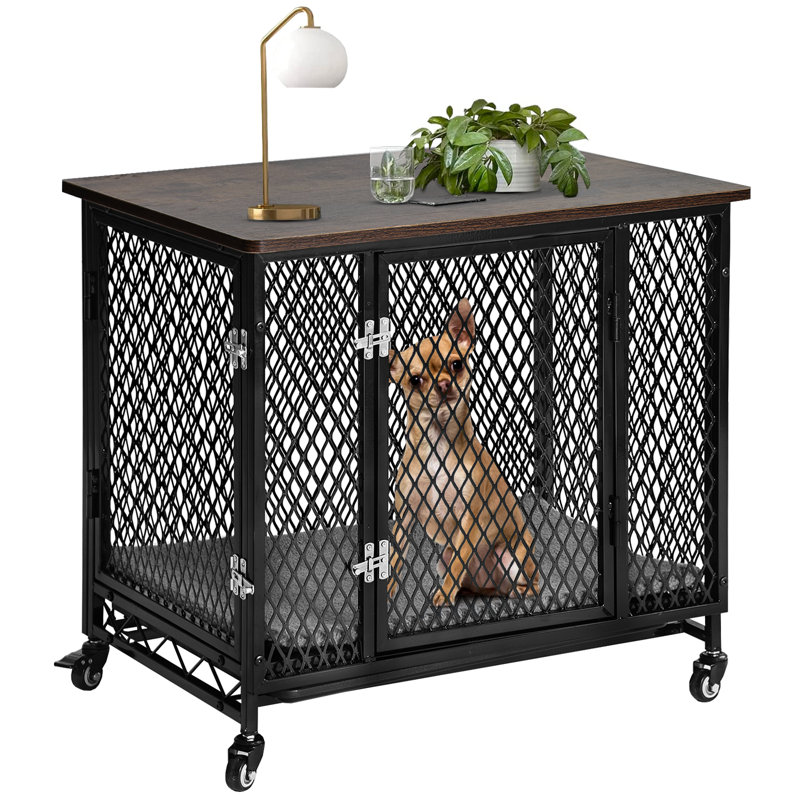 Dog Kennel Large Shintenchi Wooden Dog Crate Furniture For Large