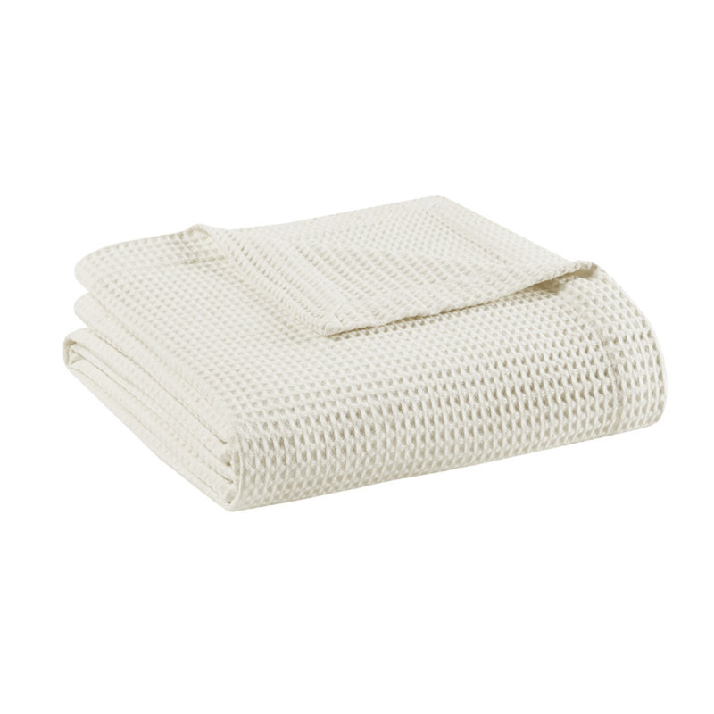 Couverture en coton, Ivoire ivoire, Double