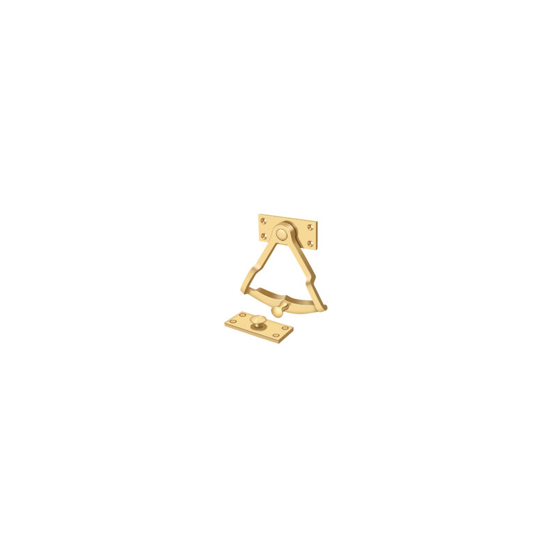 Latch/Catch/Bolt, PVD Polished Brass