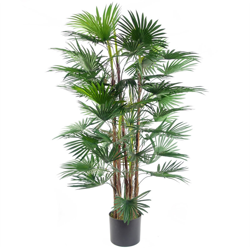 120cm Faux Palm Plant in Pot Liner