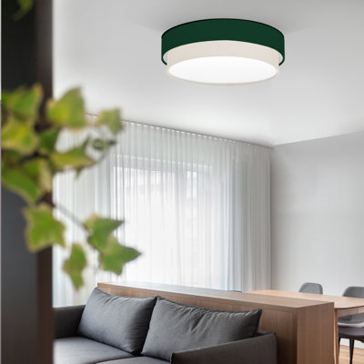 Avory Fabric Flush Mount