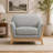 Caspian Grey Accent Chair