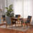 4 - Person Four Leg Dining Set-1846724124