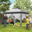 Atzhiry 3.3m x 3.3m Metal Pop-Up Gazebo-1684786726