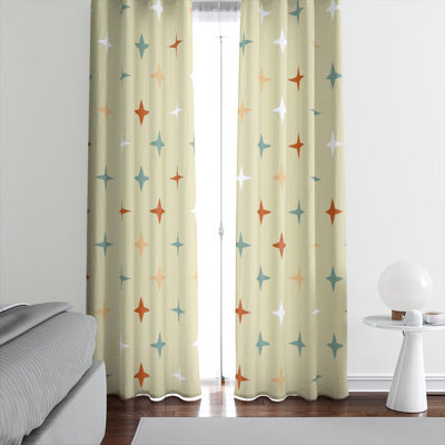 Semi Sheer Curtain Pair