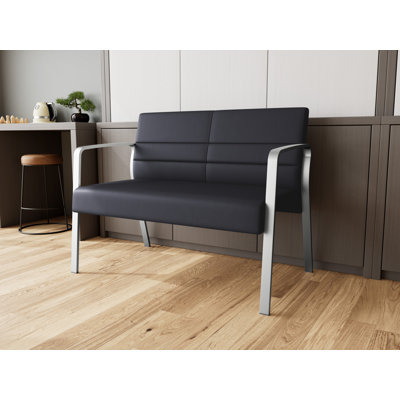 Waterfall Waiting Reception Loveseat Metal Frame