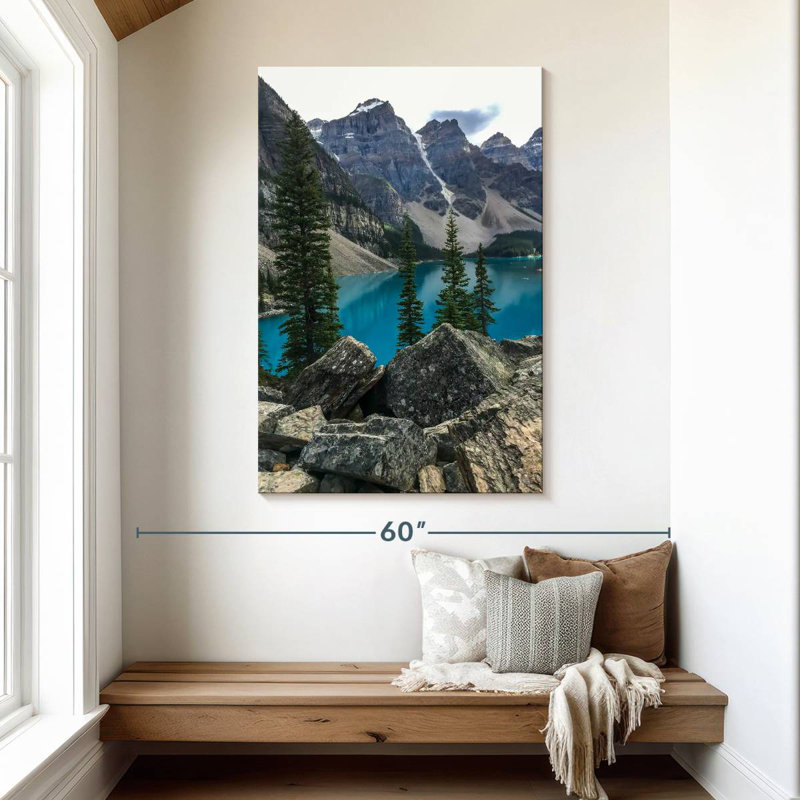 Lac Alvord à Banff, H 48 po x l 32 po