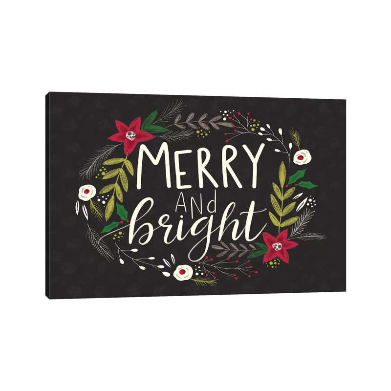 Merry Days Iii by Louise Allen - Wrapped Canvas Gallery-Wrapped Canvas, 20.32 cm H x 30.48 cm W