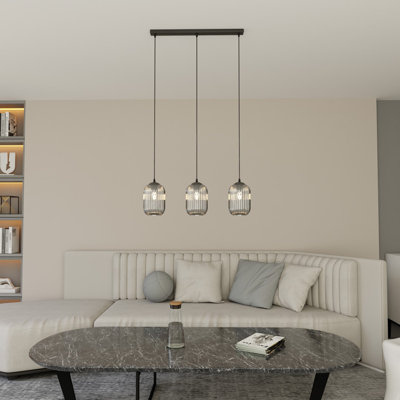 Sardin 3 - Light Matte Black Pendant