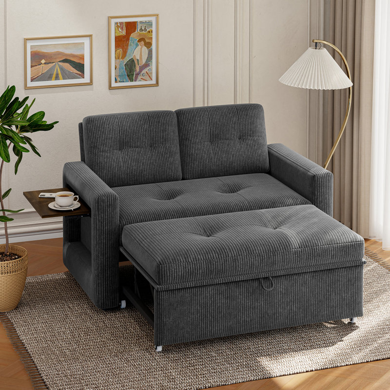 2 Seater Corduroy Sofa Bed