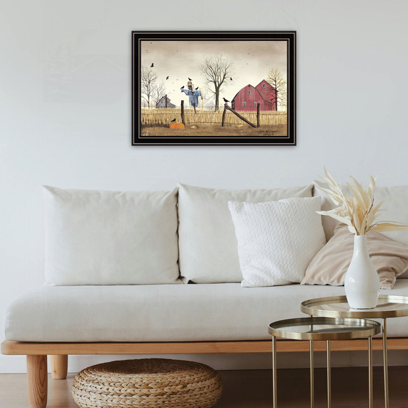 «After the Harvest», art mural encadré, Noir, noir, noir, noir, H 14 po x l 20 po