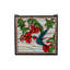 Floral Hummingbird Stained Glass Window