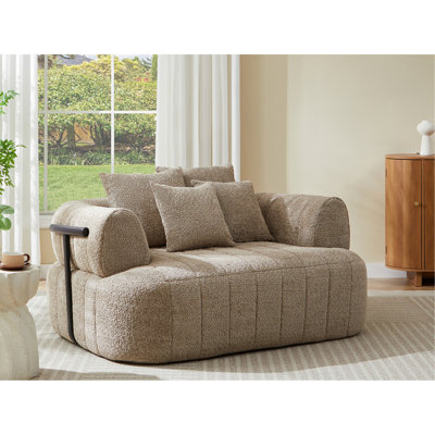 Fauteuil surdimensionné de 64 po avec méridienne et siège désossé 64 po