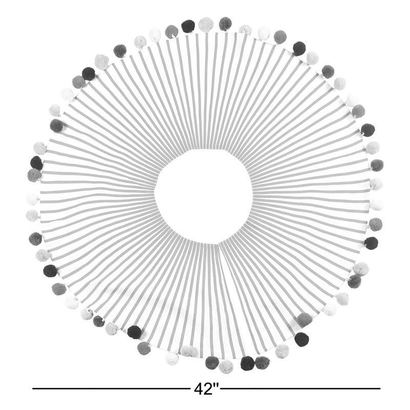 Striped Cotton Tree Skirt