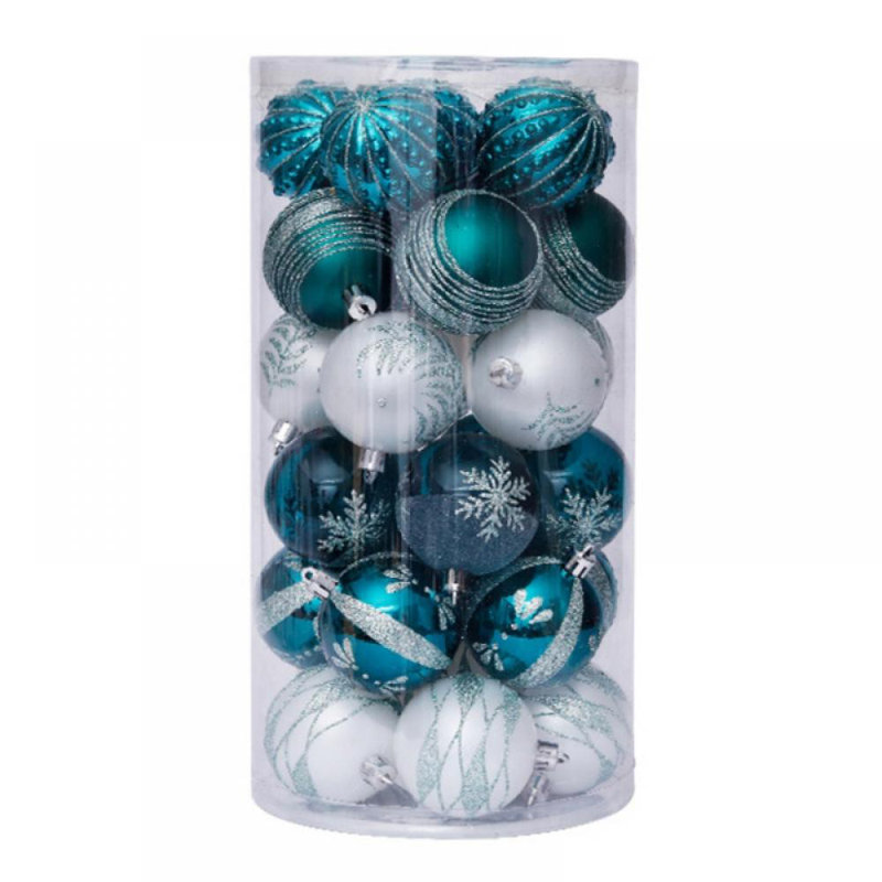 Ensemble de 30 boules incassables 30 pièces, Vert