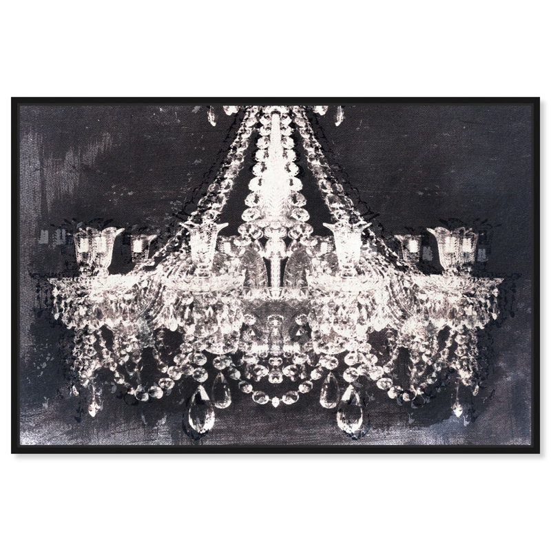 «Oliver Gal Dramatic Entrance Night», reproduction d'art sur toile encadrée pour le salon, Toile à cadre flottant noir