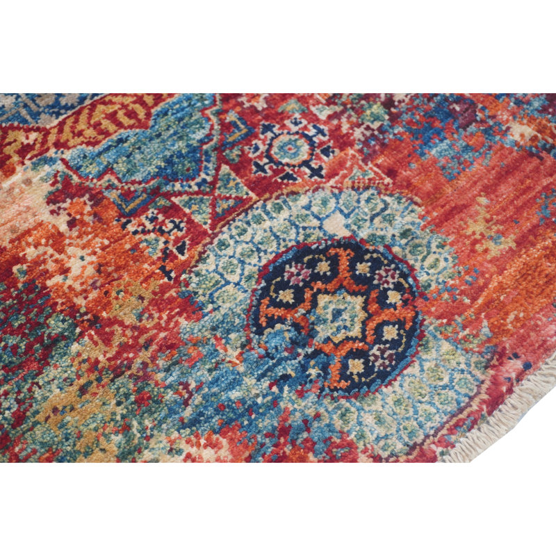 One-of-a-Kind 2' X 2'1" Hand Knotted Area Rug