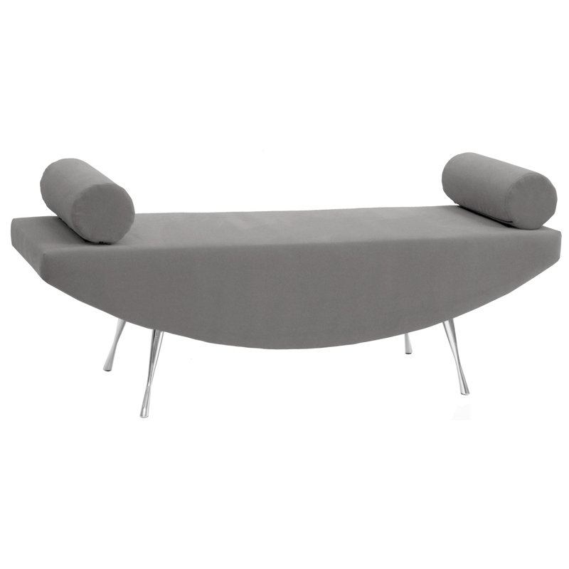 Orient Upholstered Bench, Grey