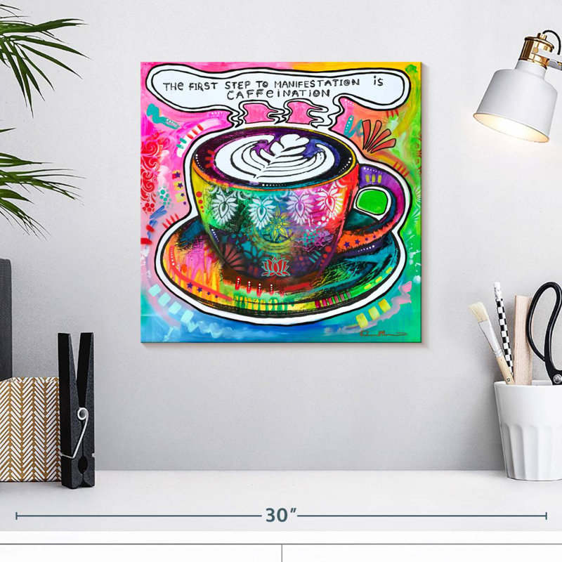 Ketti Caffeination, 16" H x 16" W