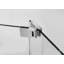 Porte de douche à charnière sans cadre 43,25 - 44,25 po x H 72 po Belmore GS-105465753-105465755