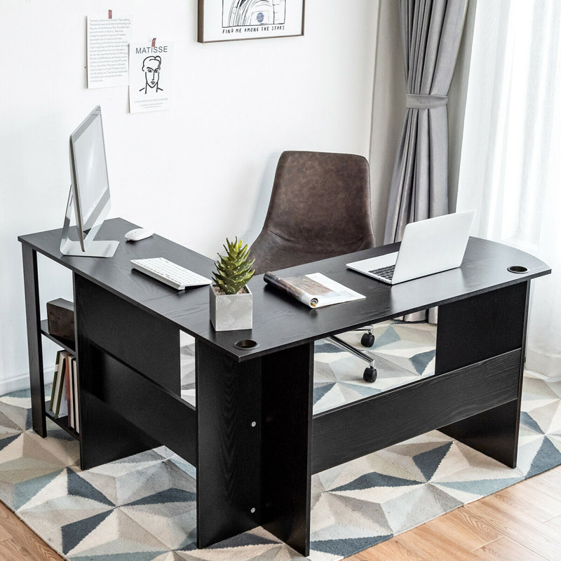 Kesar L-Shaped Writing Desk
