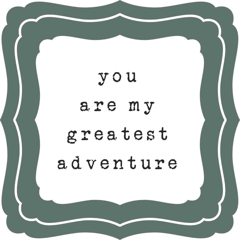 «Greatest Adventure 5», art textuel sur toile tendue, H 12 po x l 12 po