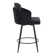 Archaimbaud Swivel Upholstered Counter Stool with Metal Frame