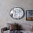 Mirror With Industrial Design Round Mirror With Metal Frame
