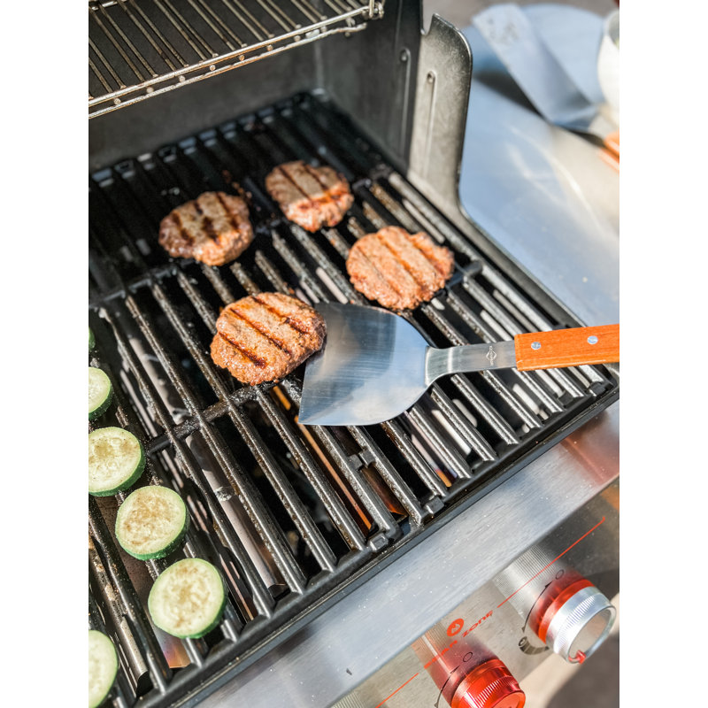 "Texas" BBQ Hamburger Turner Short, 12.25" X 4.75" .75"