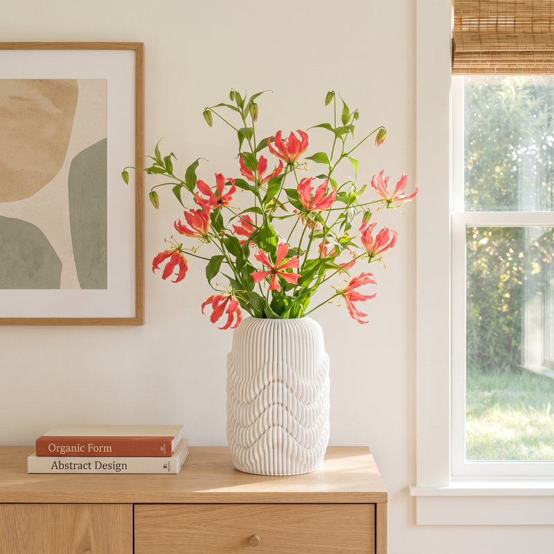 Alaina Handmade Table Vase, 14" H x 9" W x 9" D