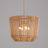 4 - Light Dimmable Rattan Lantern Chandelier